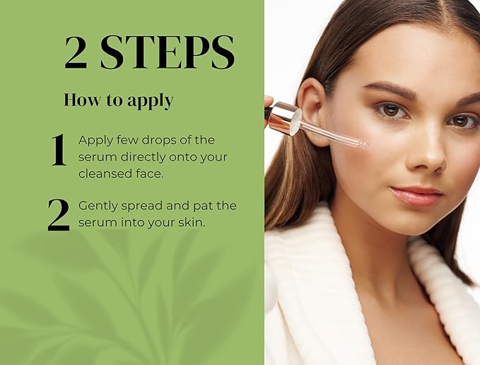 Vitamin C Face Serum - Brightening, Hydrating, Glowing Skin with Hyaluronic Acid, Turmeric, Vitamin E, Green Tea Extract, Anti Aging Facial Serum for Fine Lines & Wrinkles – 1 Fl Oz
